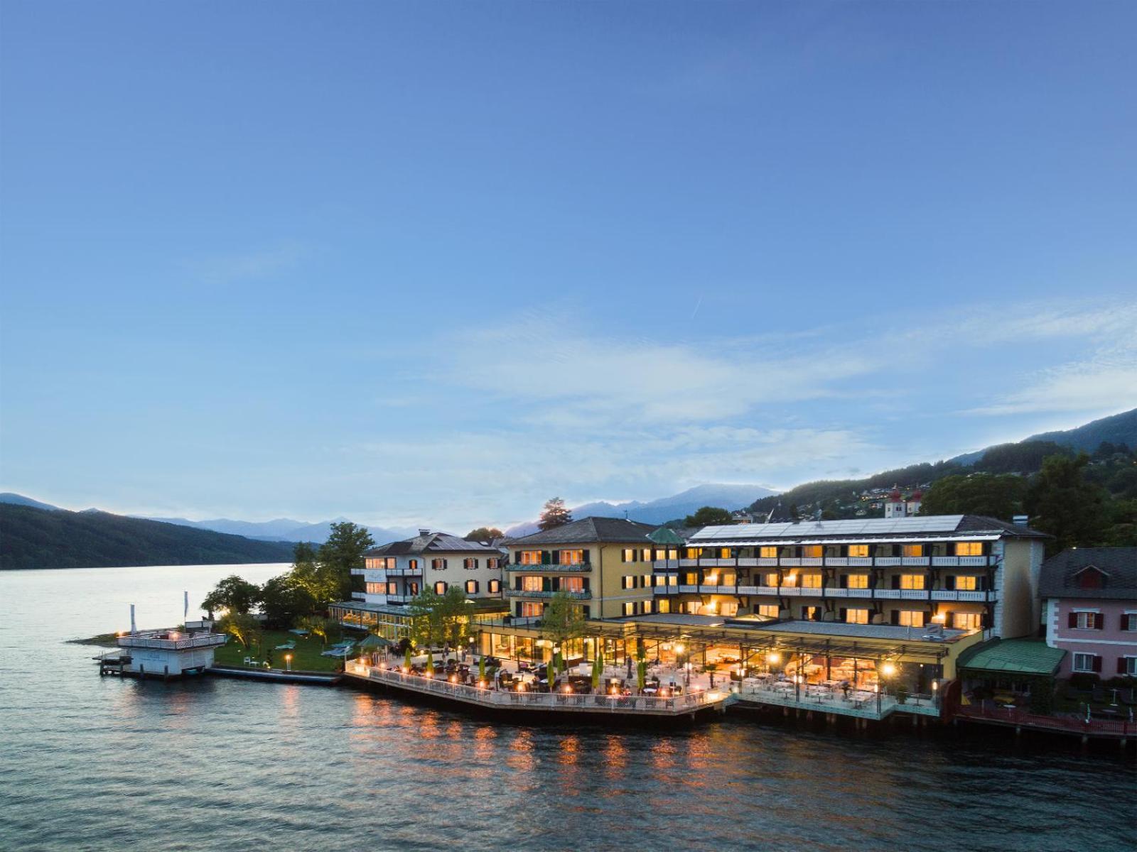 Seeglueck Hotel Forelle Superior Millstatt Exterior foto